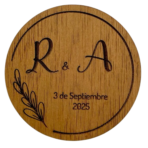 Posa vasos personalizado
