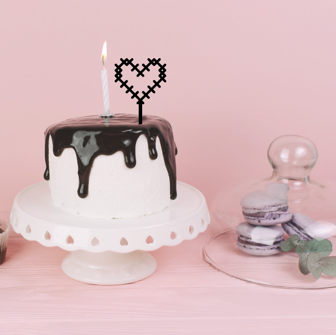 Cake Topper - Corazón 4