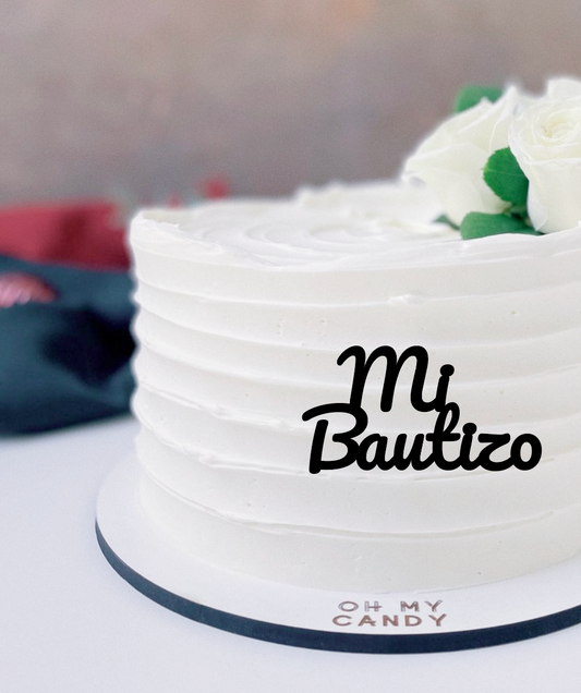 Lettering / Aplique - Mi Bautizo