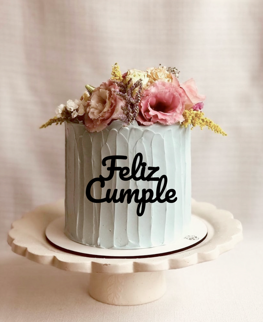 Lettering / Aplique - Feliz Cumple