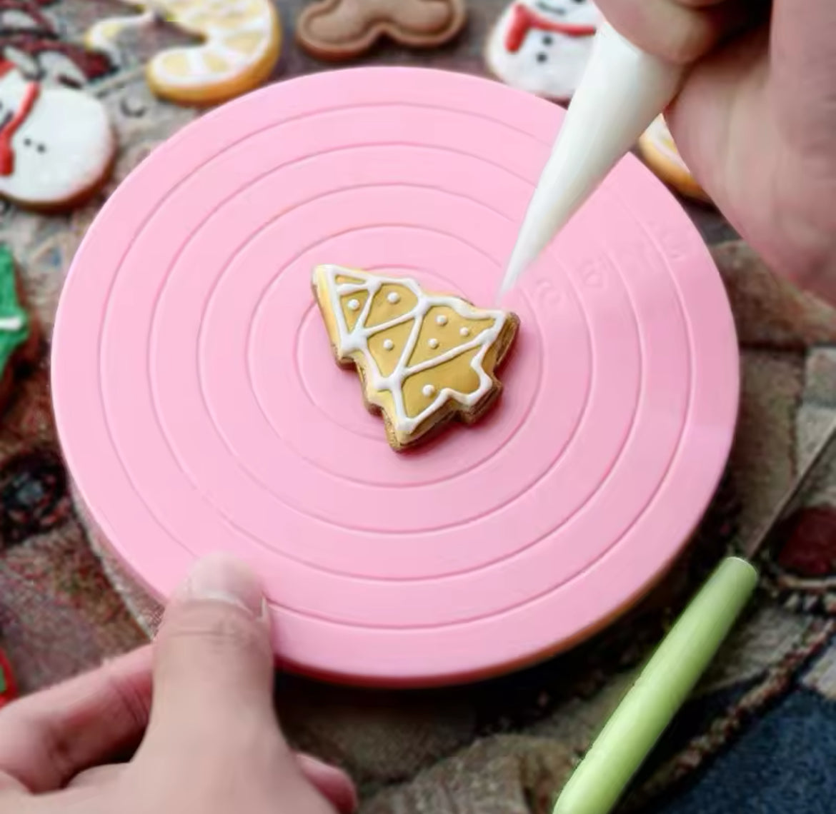 Plato giratório para galletas