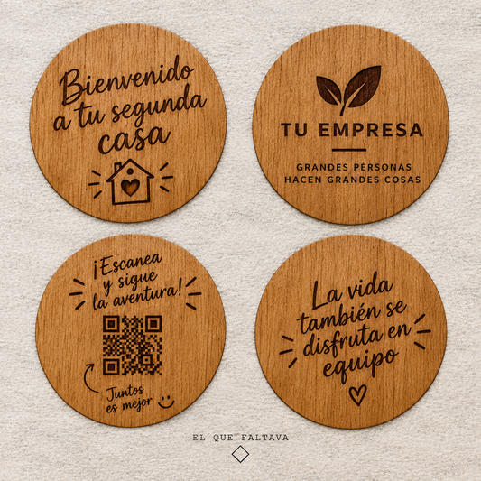 Posavasos personalizado cenas, eventos, bodas