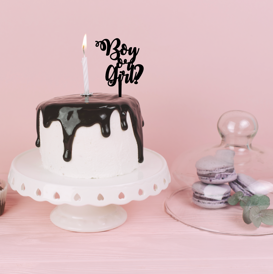 Cake Topper - Boy or Girl