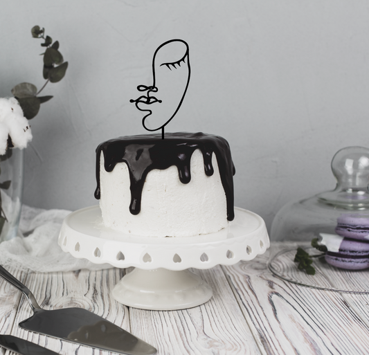 Cake Topper - Cara mujer