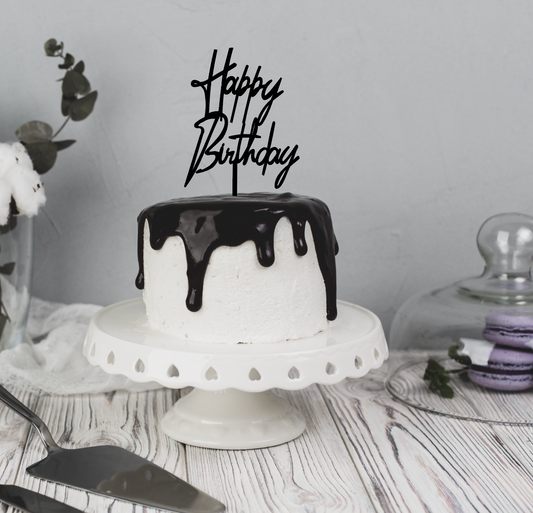 Cake Topper - Happy Birthday 03