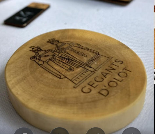 Posavasos Rústico KM0 Personalizado